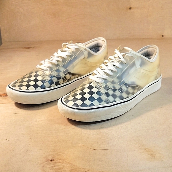 Vans ComfyCush Slip Skool Checkerboard Clear Mens Shoes - Picture 4 of 10